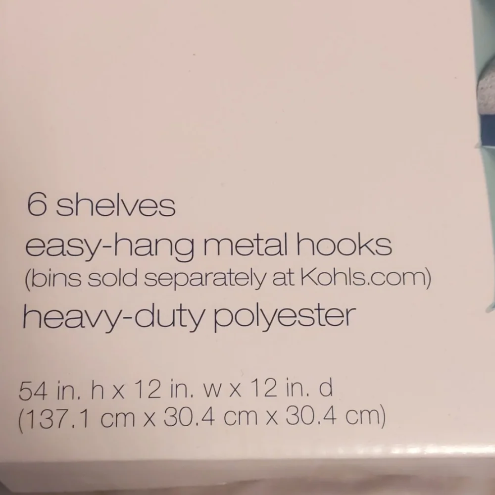 Big One 6 Shelf Hanging Closet Organizer